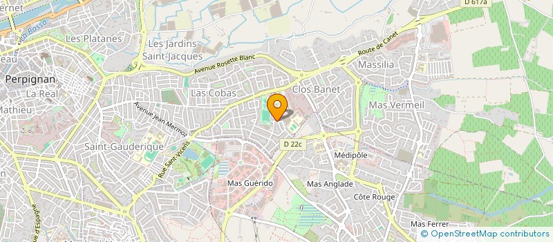 localisation de l'entreprise MADAME MERYAM HADOUIRI à PERPIGNAN