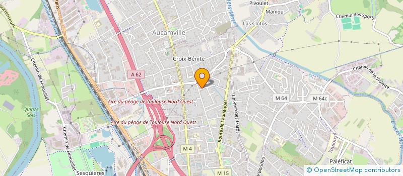 localisation de l'entreprise MADAME MERYAM RAFIQ  AUREVILLE