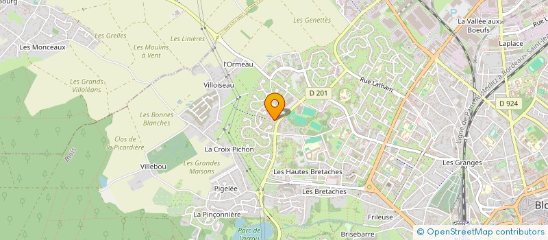 localisation de l'entreprise MADAME MERYEM AKINCI  BLOIS