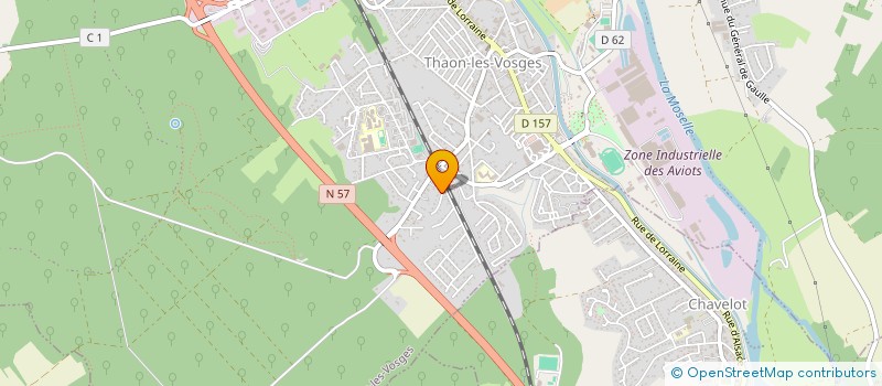 localisation de l'entreprise MADAME MERYEM ALTUNKAYA  THAON-LES-VOSGES