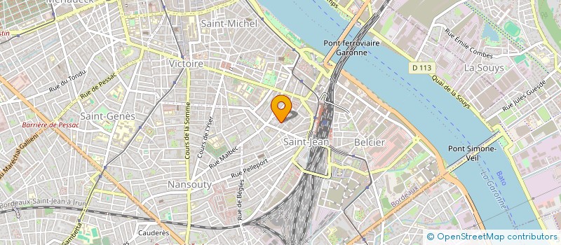 localisation de l'entreprise MADAME MERYEM ATTIOUI  BORDEAUX