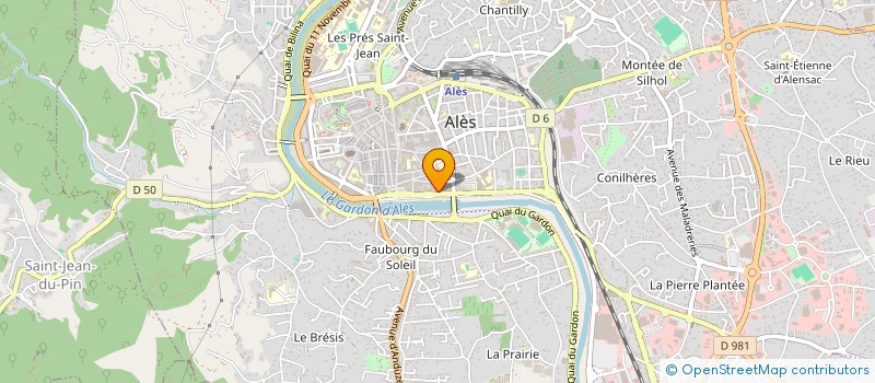 localisation de l'entreprise MADAME MERYEM CECICI à ALES