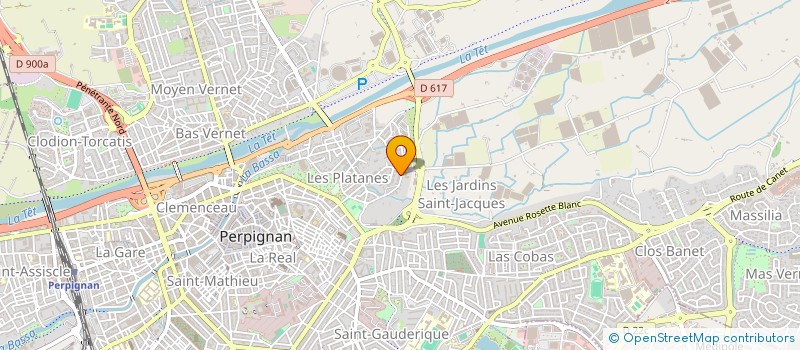 localisation de l'entreprise MADAME MERYEM CEYLAN à PERPIGNAN