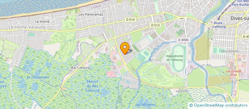 localisation de l'entreprise MADAME MERYEM CHERIFI  CABOURG