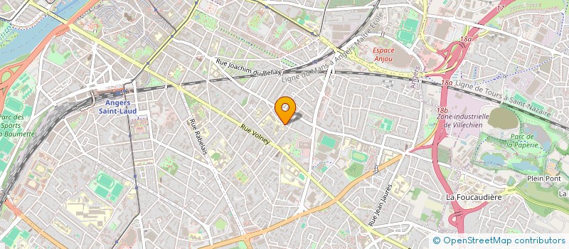 localisation de l'entreprise MADAME MERYEM DELAHAIE  ANGERS