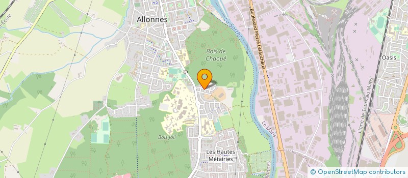 localisation de l'entreprise MADAME MERYEM DRISSI  ALLONNES