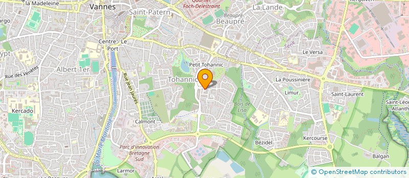 localisation de l'entreprise MADAME MERYEM EL FILALI à VANNES