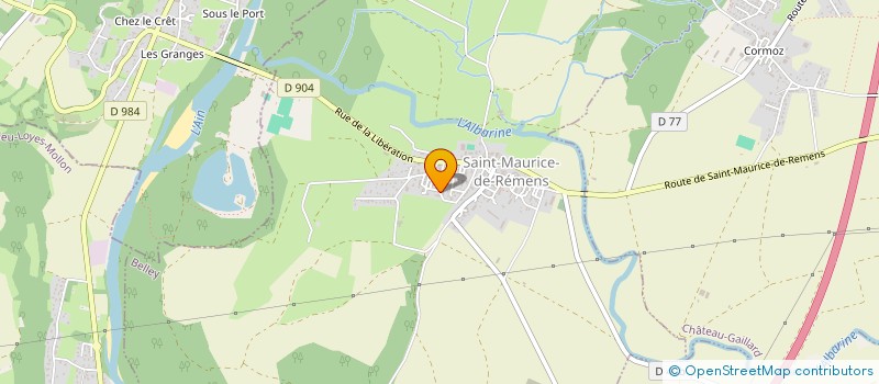 localisation de l'entreprise MADAME MERYEM HOUNAT à SAINT-MAURICE-DE-REMENS