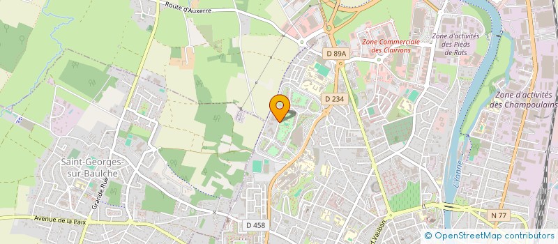 localisation de l'entreprise MADAME MERYEM LAZZAOUI à AUXERRE