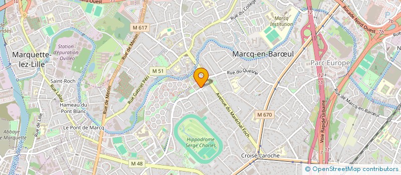 localisation de l'entreprise MADAME MERYEM LIMOUNI à MARCQ-EN-BARŒUL