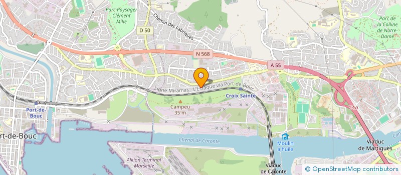 localisation de l'entreprise MADAME MERYEM MAHDANI  MARTIGUES