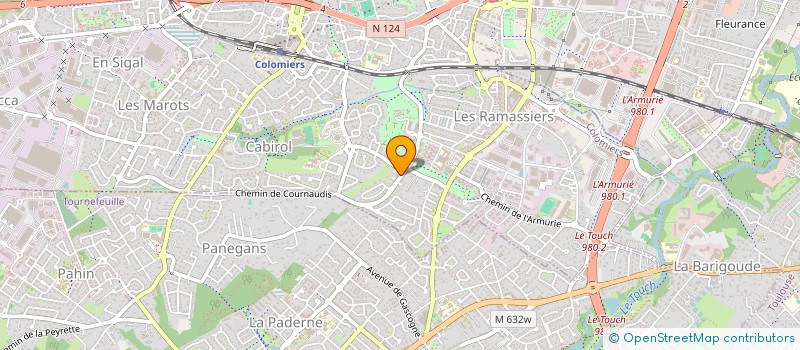 localisation de l'entreprise MADAME MERYEM MELOUANE à COLOMIERS