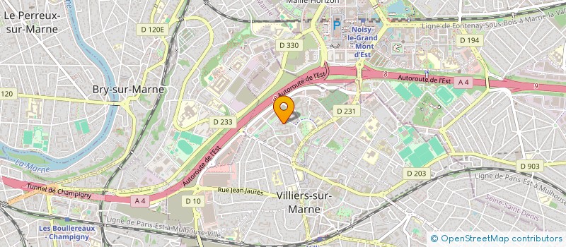 localisation de l'entreprise MADAME MERYEM SAHNOUNE  VILLIERS-SUR-MARNE