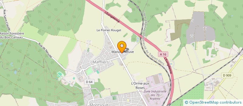 localisation de l'entreprise MADAME MERYEM UNAL  MAFFLIERS