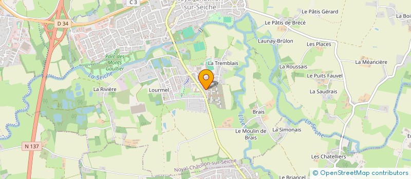 localisation de l'entreprise MADAME MERYEM YANOK  NOYAL-CHATILLON-SUR-SEICHE