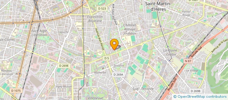 localisation de l'entreprise MADAME MERYEM YAZAMI  GRENOBLE