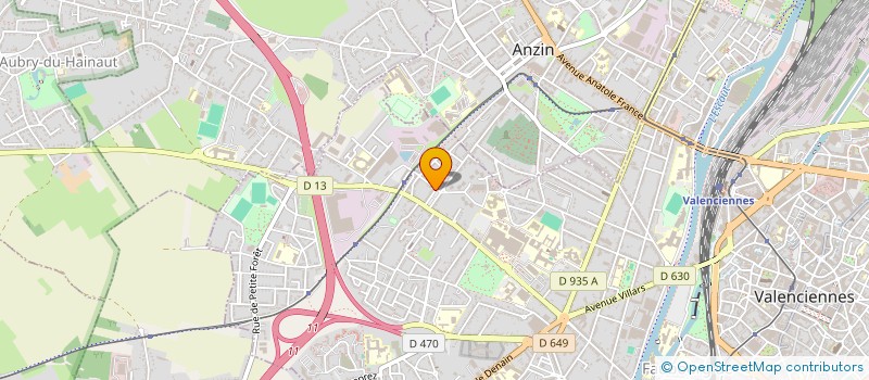 localisation de l'entreprise MADAME MERYEME ALAOUI ABOU BARAKAT à VALENCIENNES