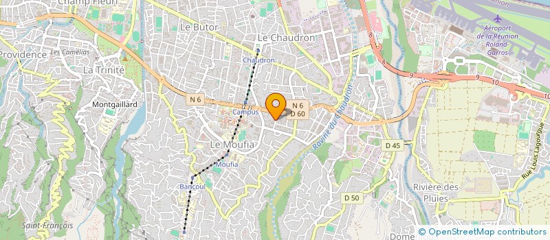 localisation de l'entreprise MADAME MERYEME BOUNDIR  SAINT-DENIS