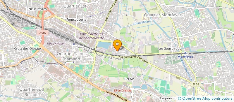 localisation de l'entreprise MADAME MERYEME FIOUZ à AVIGNON