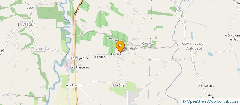 localisation de l'entreprise MADAME MERYEME HATOCHI  SAINTE-CHRISTIE