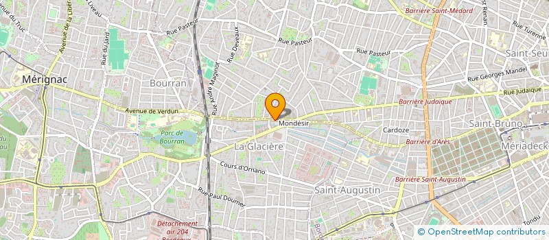 localisation de l'entreprise MADAME MERYL BOUCHET  MERIGNAC