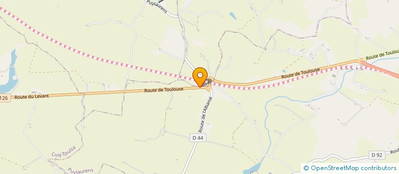 localisation de l'entreprise MADAME MERYL CHAPEAU POLLI  PUYLAURENS