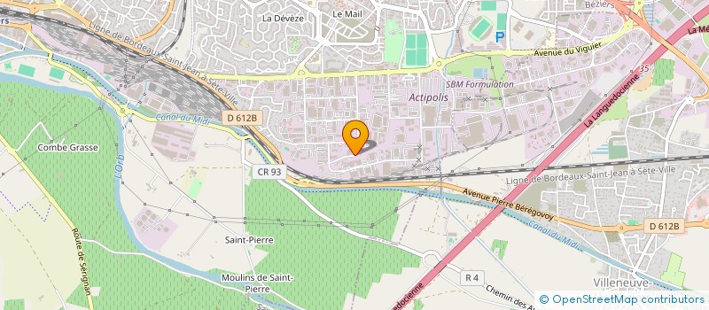localisation de l'entreprise MADAME MERYL DUREX  BEZIERS