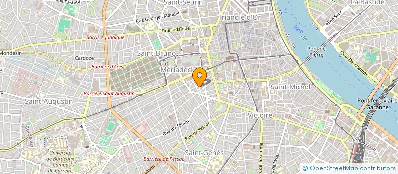 localisation de l'entreprise MADAME MERYL MPUTU  BORDEAUX