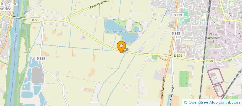 localisation de l'entreprise MADAME MERYL PAULEAU  PIERRELATTE