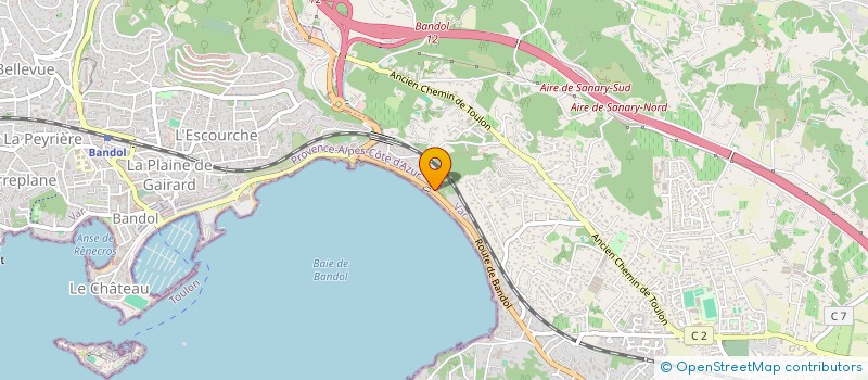 localisation de l'entreprise MADAME MERYL PONTHIEU  SANARY-SUR-MER