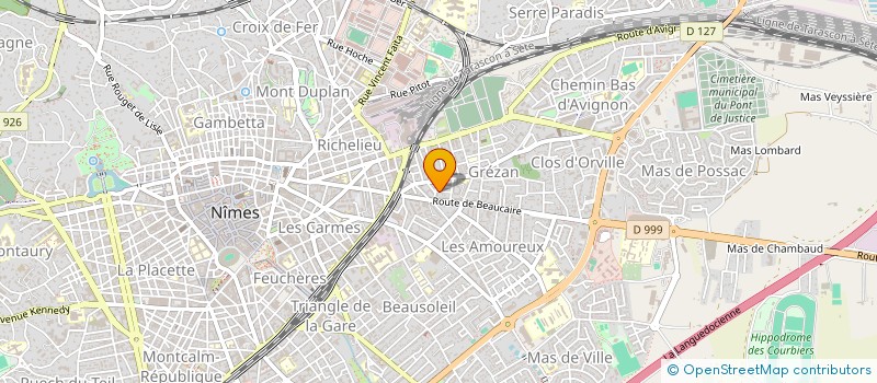 localisation de l'entreprise MADAME MERYL PRADAL  NIMES