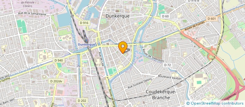 localisation de l'entreprise MADAME MERYL PRUVOST à DUNKERQUE