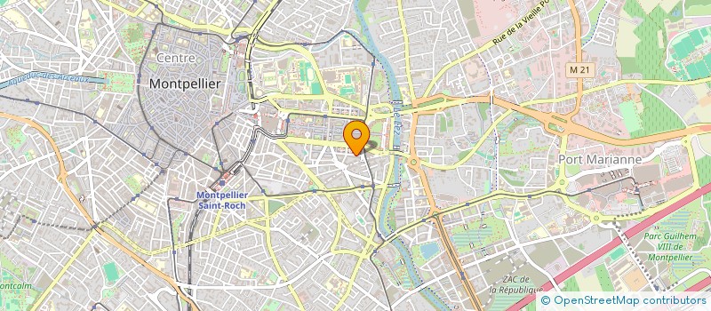 localisation de l'entreprise MADAME MERYL SANCHEZ à MONTPELLIER
