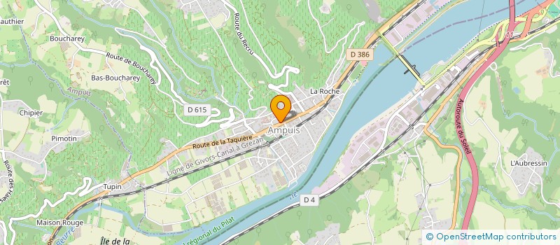 localisation de l'entreprise MADAME MERYLE POULENARD  AMPUIS