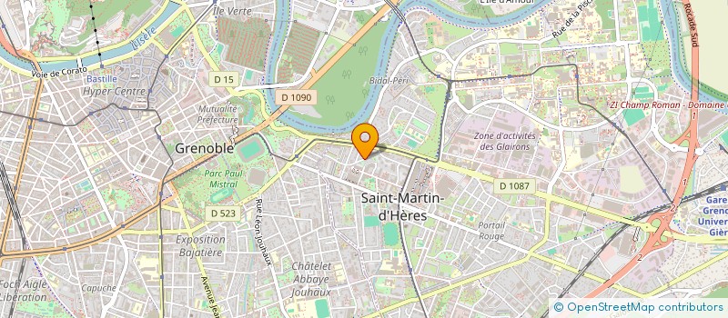 localisation de l'entreprise MADAME MERYLIA CHAMAND à SAINT-MARTIN-D'HERES