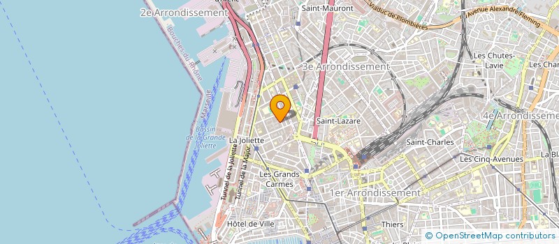 localisation de l'entreprise MADAME MERYLL GRACIA à MARSEILLE