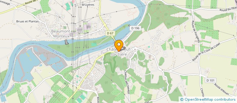 localisation de l'entreprise MADAME MERYLU IANNIELLO  BOURG-DE-PEAGE