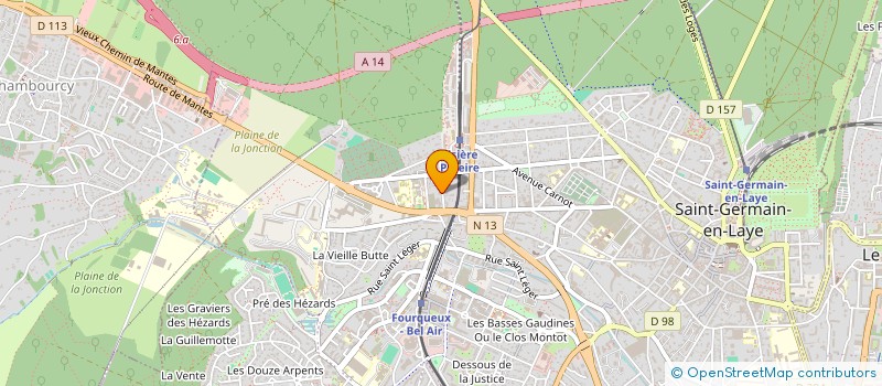 localisation de l'entreprise MADAME MERYNE PATILLOT  SAINT-GERMAIN-EN-LAYE