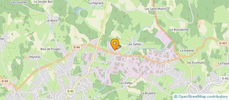 localisation de l'entreprise MADAME MERYSE CAIRE  SAINTE-SIGOLENE