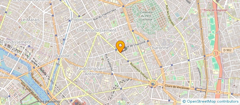 localisation de l'entreprise MADAME MERYTH ALEJANDRA MAYORGA ROJAS  PARIS