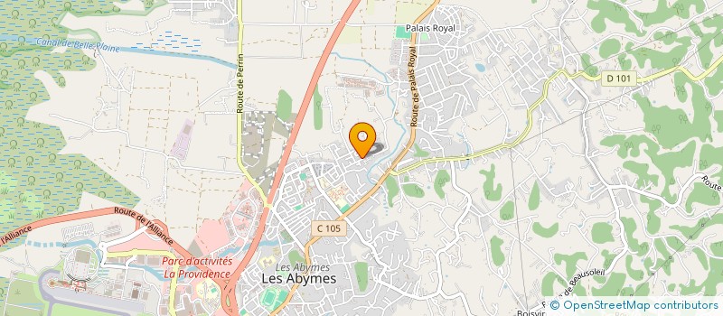 localisation de l'entreprise MADAME MESANIE RECULE à LES ABYMES