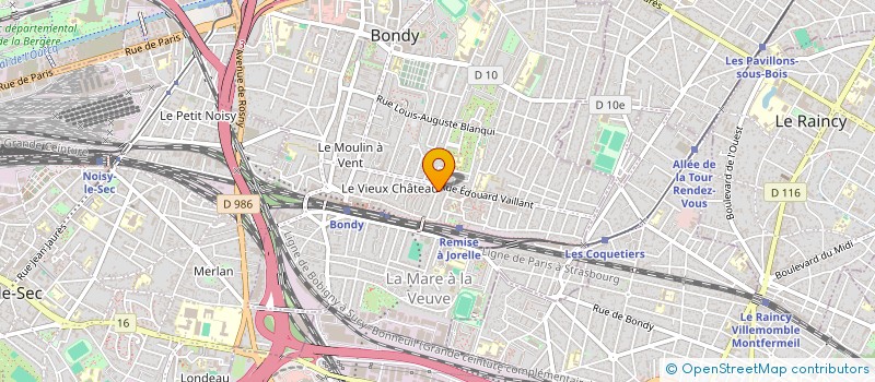 localisation de l'entreprise MADAME MESLIN ANTONY SEANTHAN  BONDY