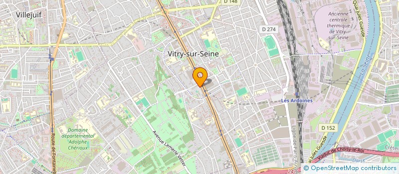 localisation de l'entreprise MADAME MESSAAD IRMA HADADOU à VITRY-SUR-SEINE