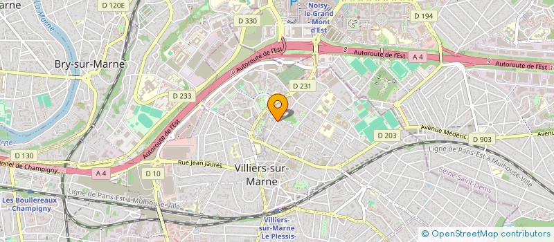 localisation de l'entreprise MADAME MESSADE LAGAB à VILLIERS-SUR-MARNE