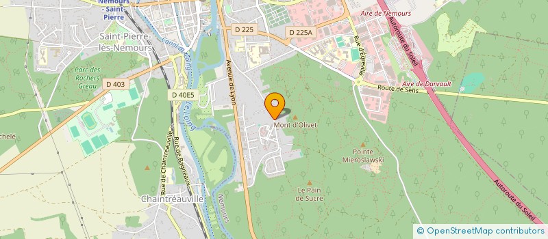 localisation de l'entreprise MADAME MESSALINE AMORIM  NEMOURS