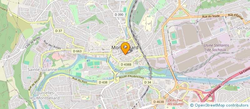 localisation de l'entreprise MADAME MESSAOUDA BOUREKAB  BETHONCOURT
