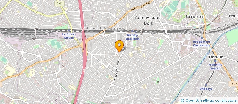 localisation de l'entreprise MADAME MESSAOUDA ELBAZ à AULNAY-SOUS-BOIS