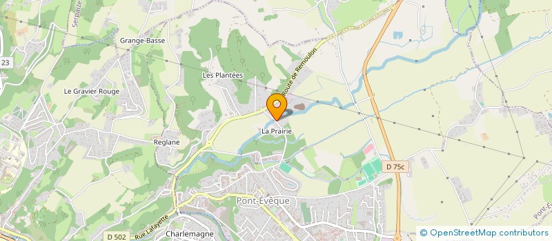 localisation de l'entreprise MADAME MESSAOUDA HANNI  PONT-EVEQUE