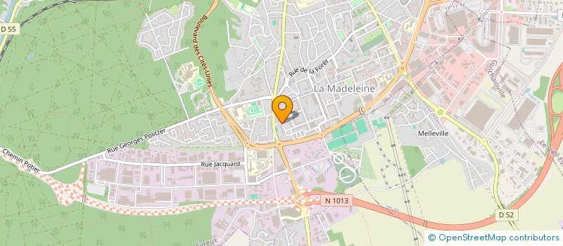 localisation de l'entreprise MADAME MESSAOUDA HEROUZ  EVREUX