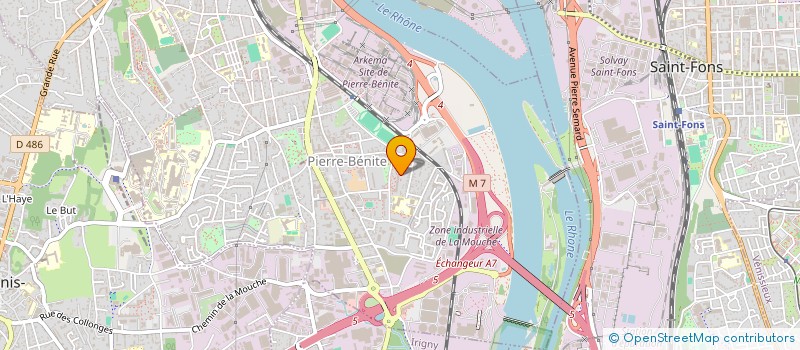 localisation de l'entreprise MADAME MESSAOUDA KARFA  OULLINS-PIERRE-BENITE